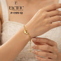 Anti-Tarnish Winged Heart Charm Bracelet