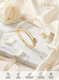 Baby Size Anti-Tarnish Crystal Knot Bracelet