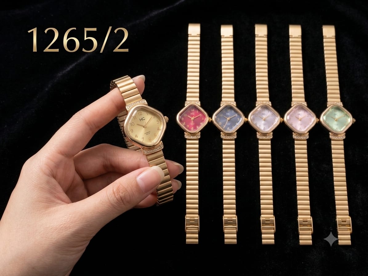 Anti-Tarnish Diamond Dial Stretch Strap Watch