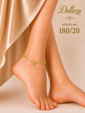 Anti Tarnish Daisy Charm One Side Anklet