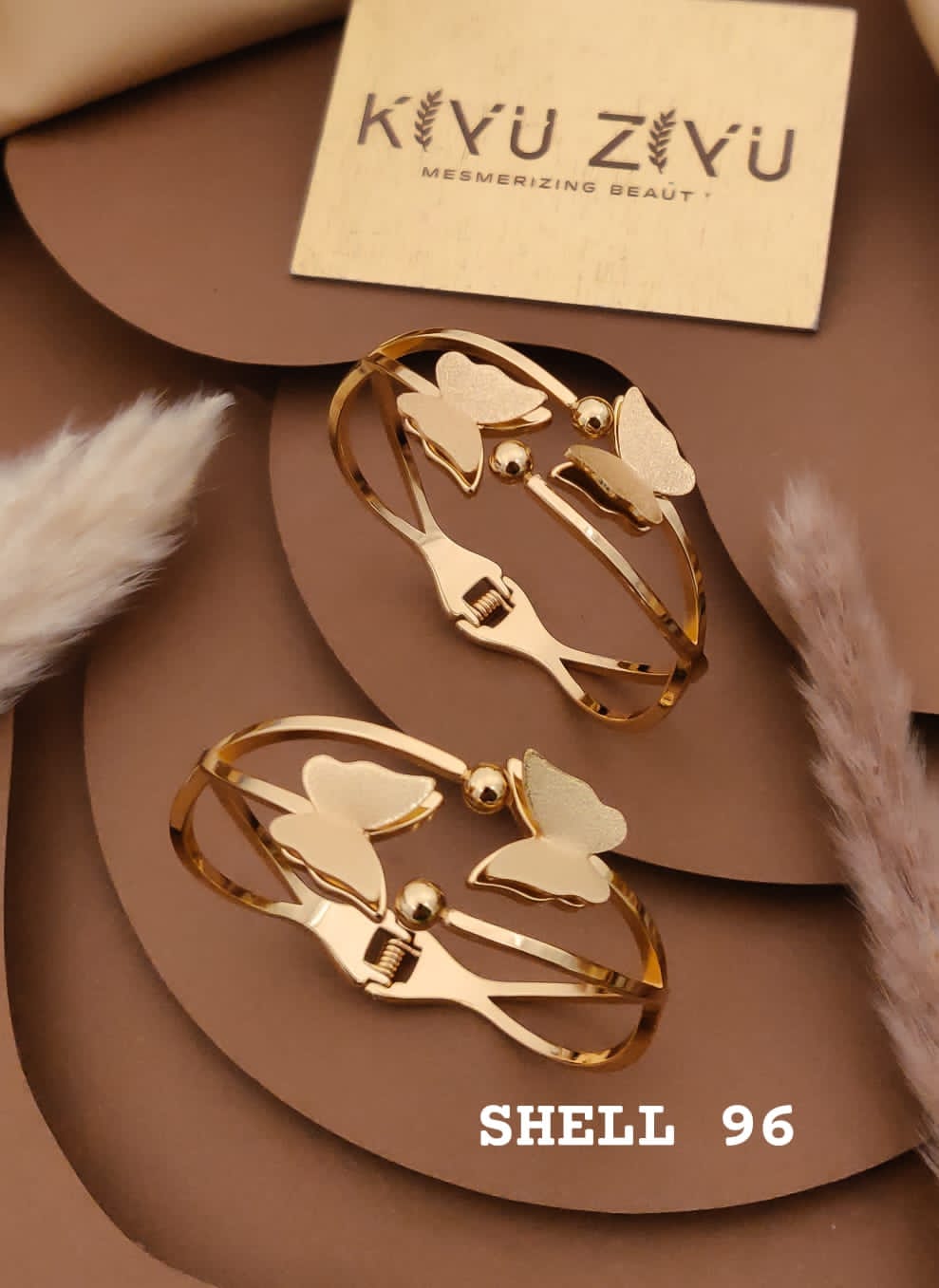 Anti Tarnish Double Butterfly Bracelet